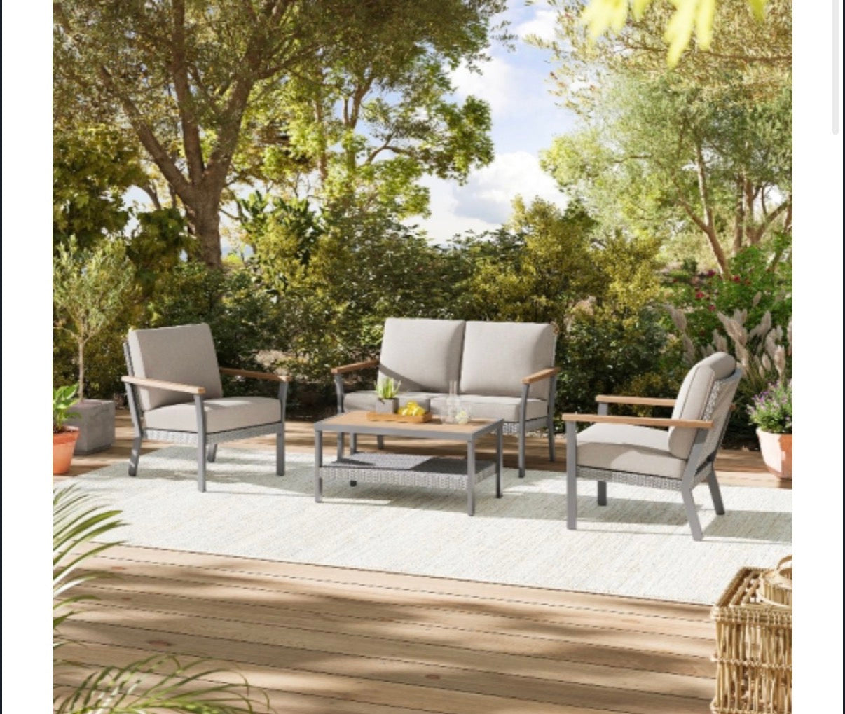 Outdoor Garden Patio Coffee Table