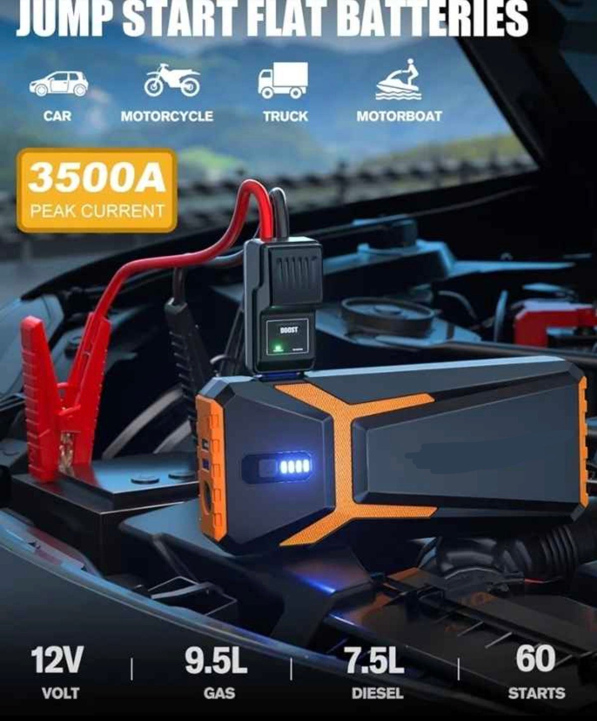 Car Jump Starter 3500A