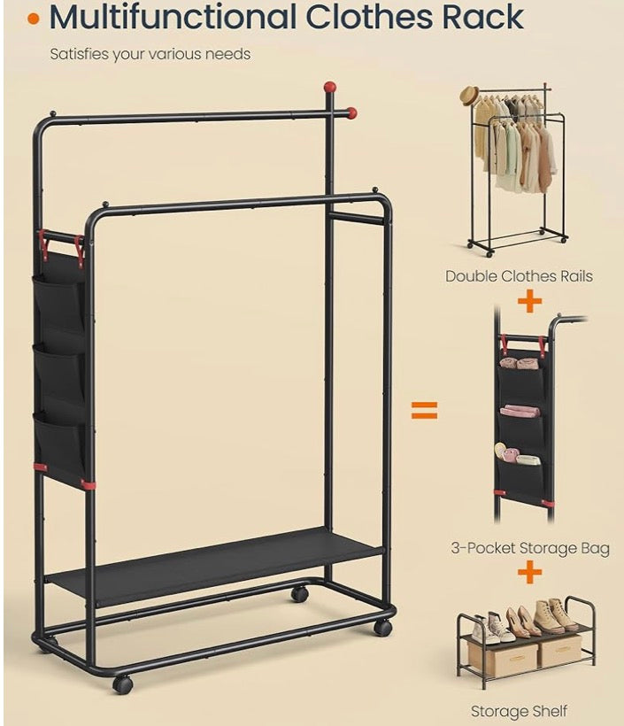 Double Rail Clothing Rack