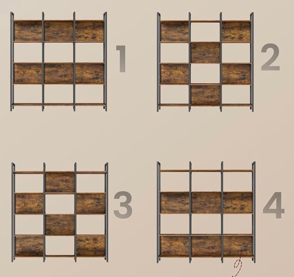 5-Tier Wooden BookShelf