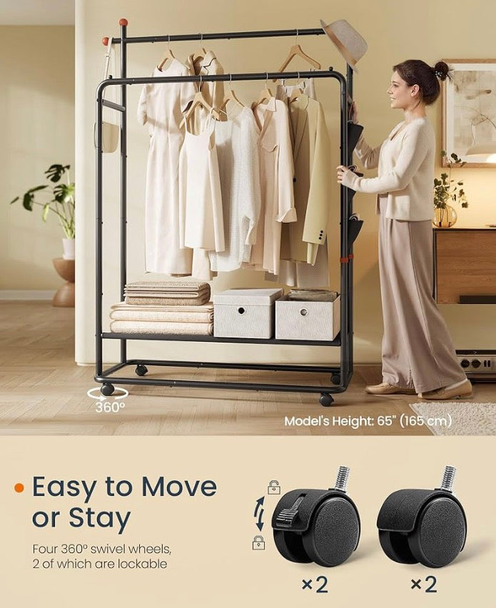 Double Rail Clothing Rack