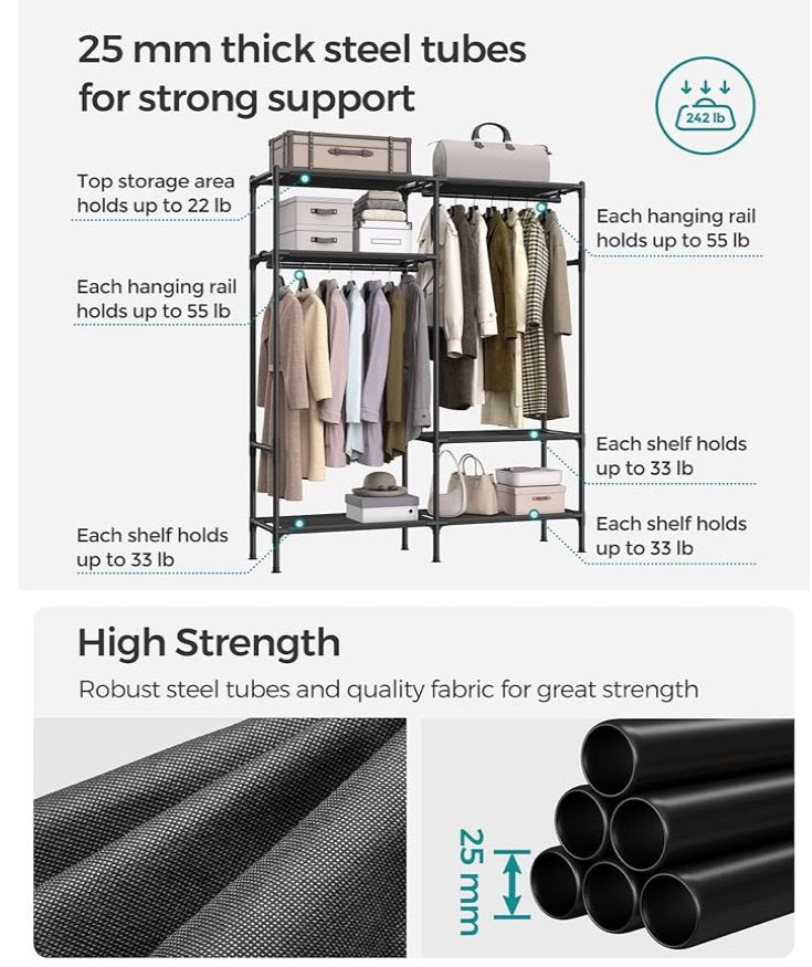 Heavy Duty Clothing Rack & Closet