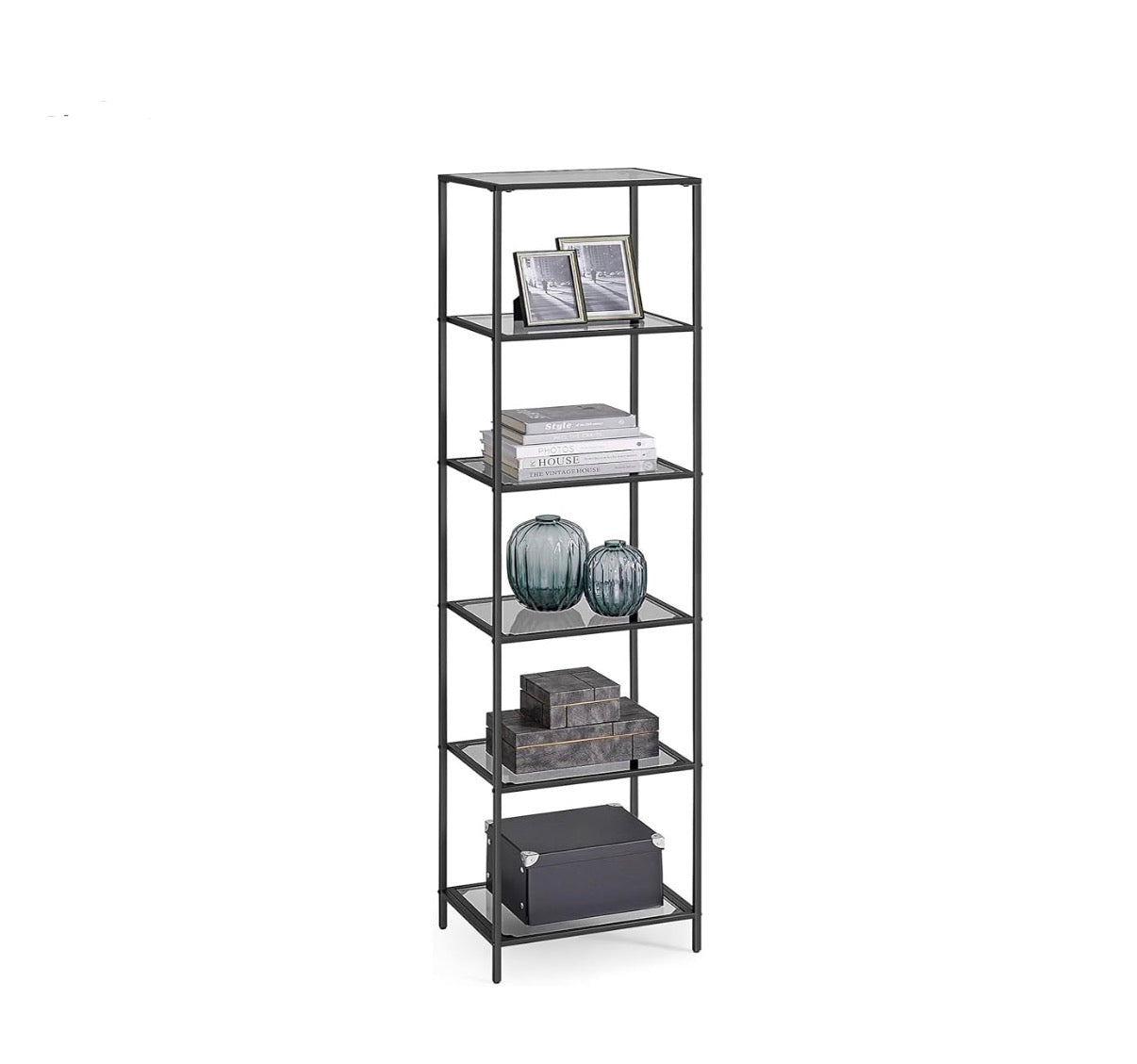 6 Tier Glass Shelf