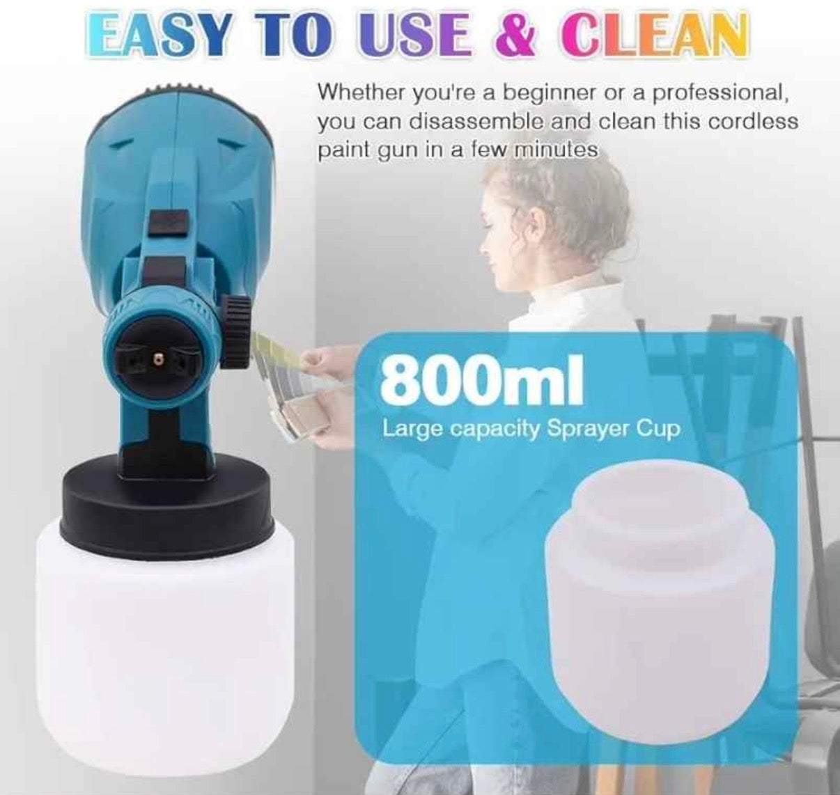 Cordless Pain Sprayer Gun