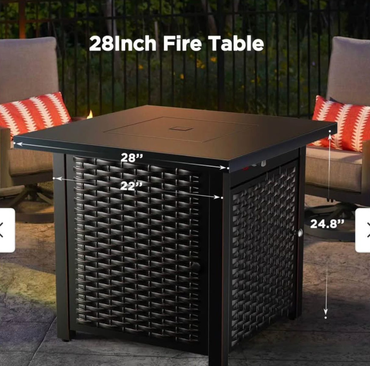 28” Outdoor Fire Pit