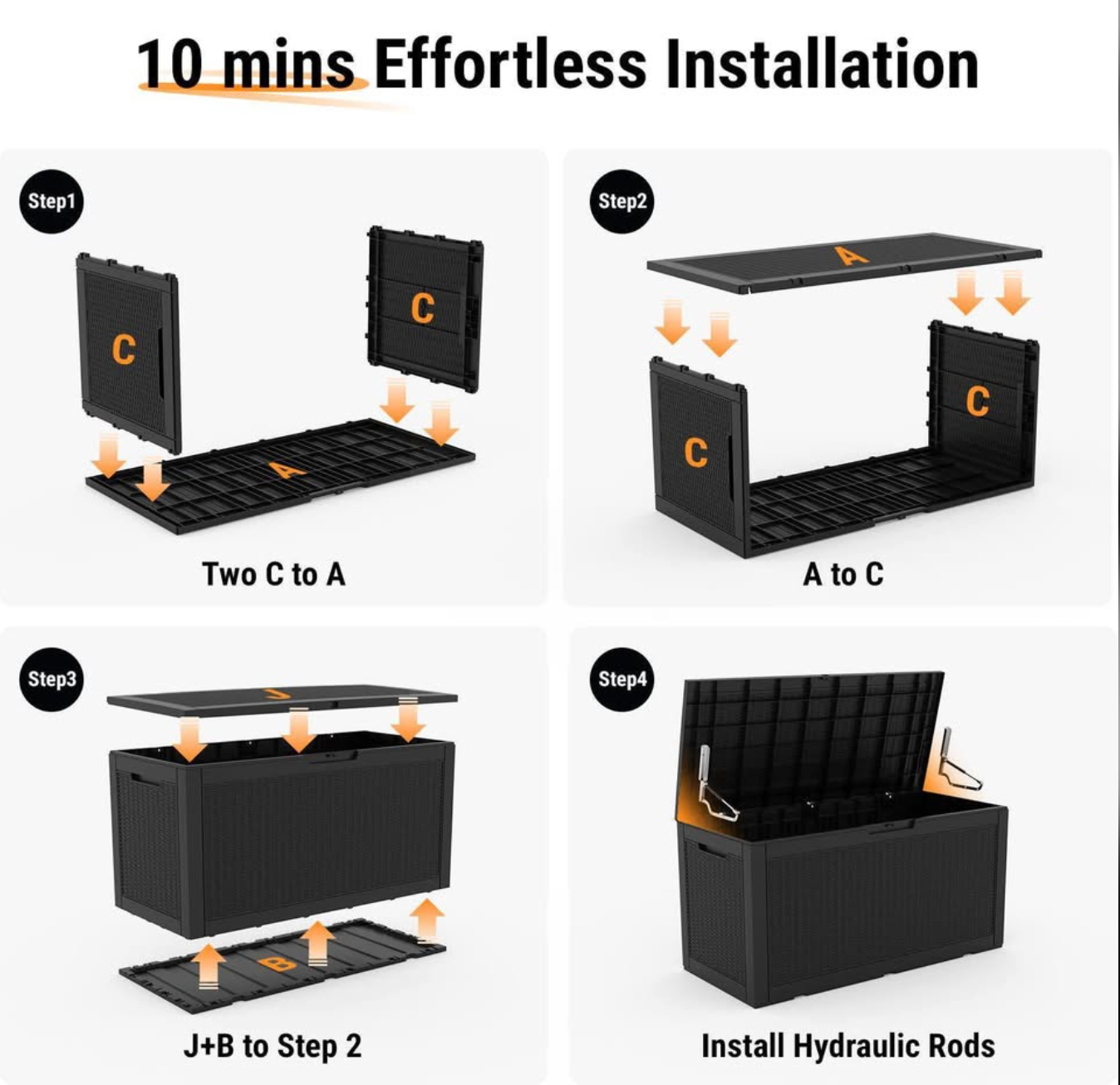 100 Gallon Outdoor Patio Box
