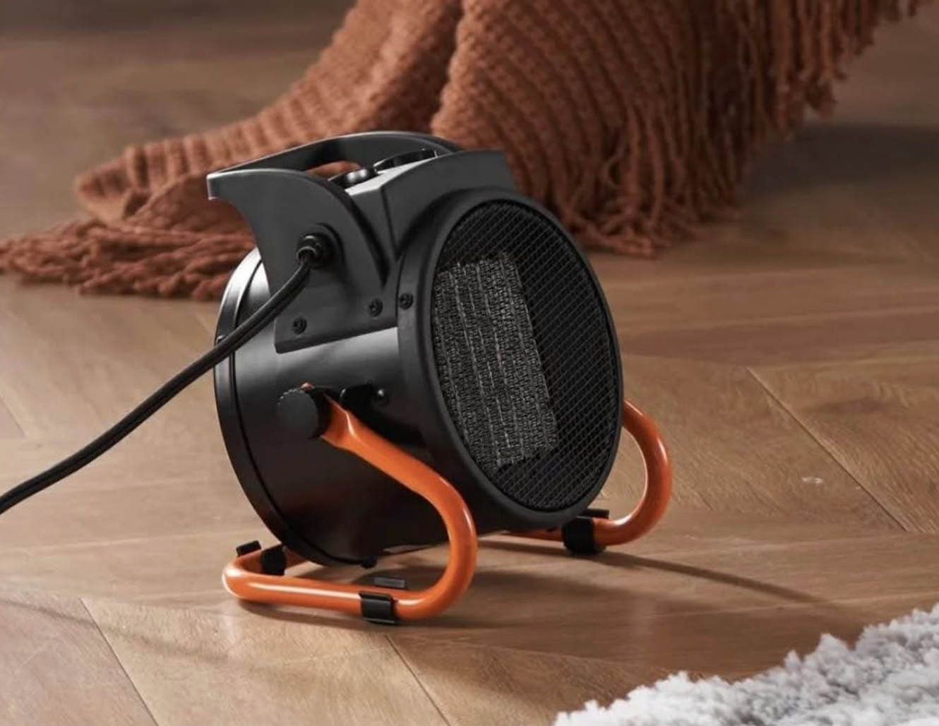 Industrial Fan Heater 1500W – Portable Electric Space Heater for Garage, Workshop & Jobsite