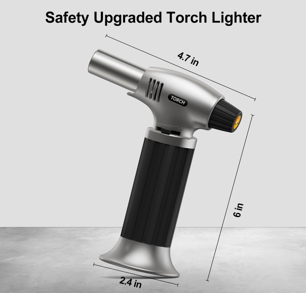 Adjustable Flame Butane Torch