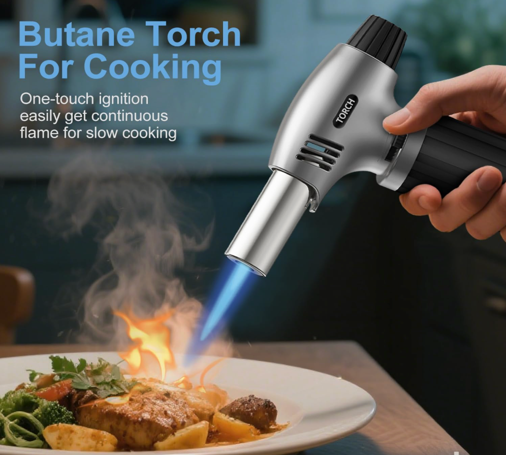 Adjustable Flame Butane Torch