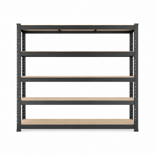 Heavy Duty 5-Tier Slot Post Shelf – 48" W × 16" D × 72" H